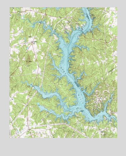 Lake Wylie, SC USGS Topographic Map