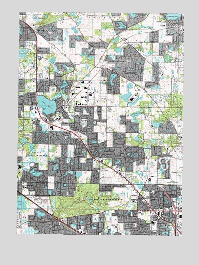Lake Zurich, IL USGS Topographic Map