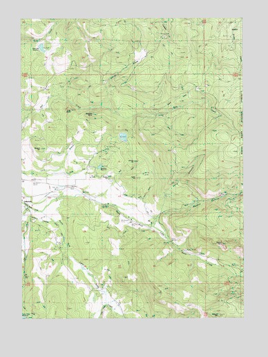 Lakecreek, OR USGS Topographic Map