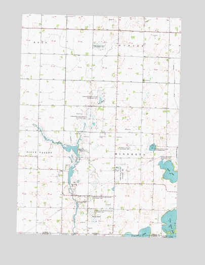 Lakefield SW, MN USGS Topographic Map
