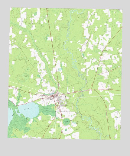 Lakeland, GA USGS Topographic Map