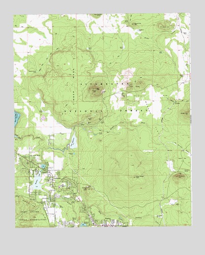 Lakeside, AZ USGS Topographic Map