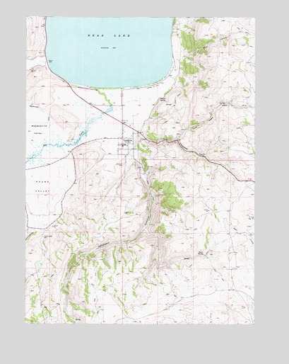 Laketown, UT USGS Topographic Map
