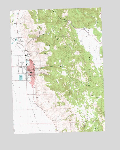 Lakeview, OR USGS Topographic Map