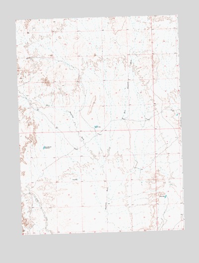 Barrel Springs SW, WY USGS Topographic Map