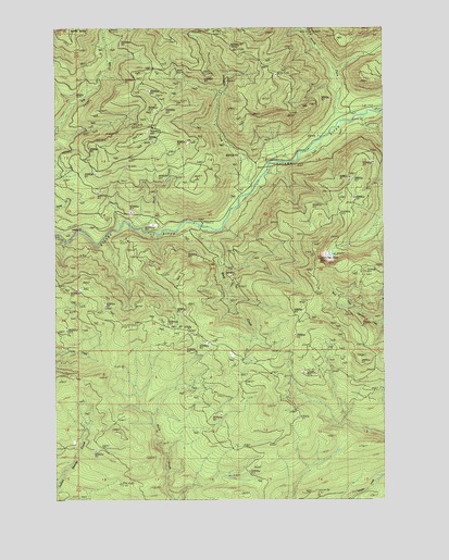 Lakeview Peak, WA USGS Topographic Map