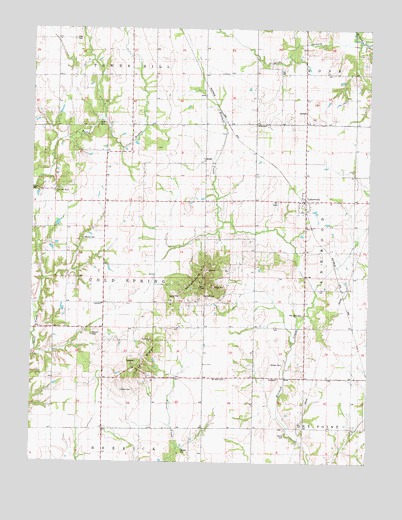 Lakewood, IL USGS Topographic Map