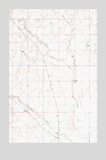 Lakey Ranch, MT USGS Topographic Map