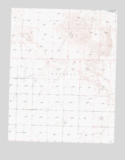 Lakin SW, KS USGS Topographic Map