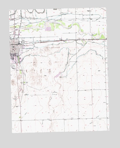 Lamar East, CO USGS Topographic Map