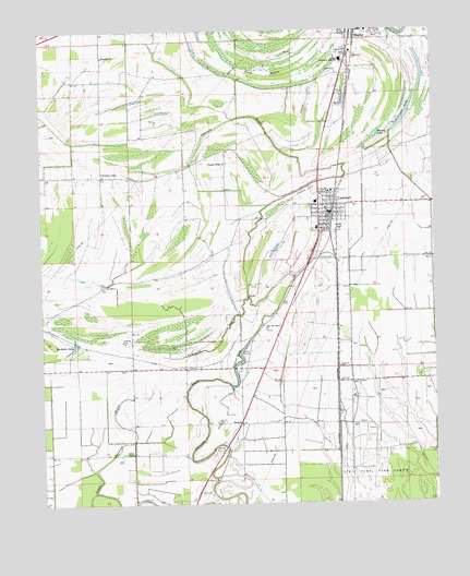 Lambert, MS USGS Topographic Map