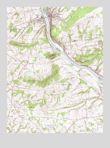 Lambertville, NJ USGS Topographic Map