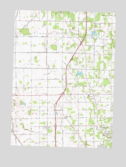 Lambertville West, MI USGS Topographic Map