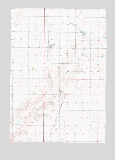 Agar, SD USGS Topographic Map
