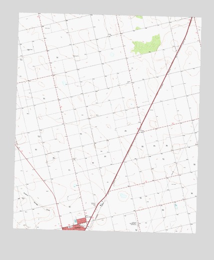 Lamesa North, TX USGS Topographic Map