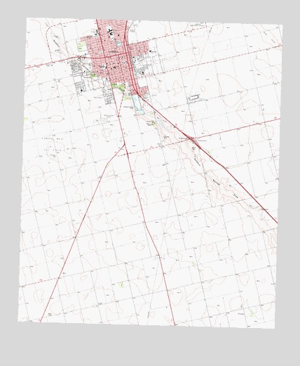 Lamesa South, TX USGS Topographic Map