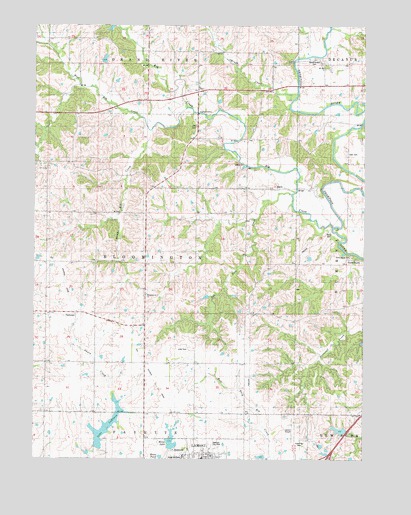 Lamoni North, IA USGS Topographic Map