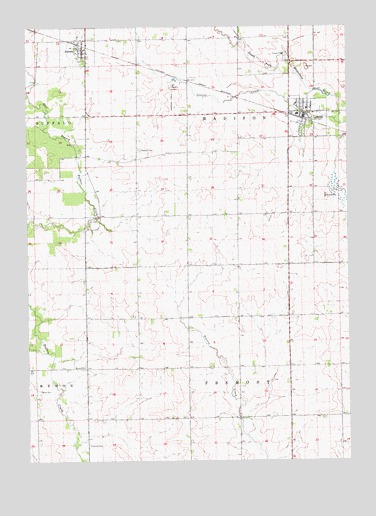 Lamont, IA USGS Topographic Map