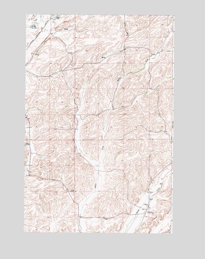 Lamont NE, WA USGS Topographic Map