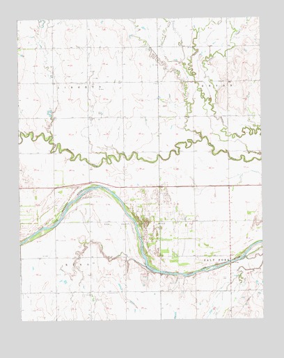 Lamont NW, OK USGS Topographic Map