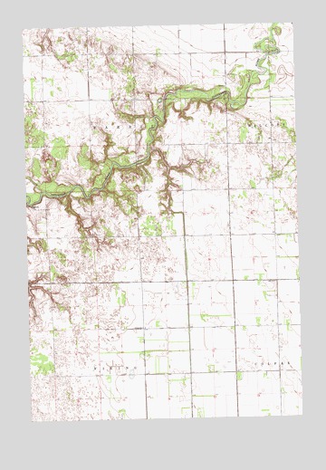 Barrie, ND USGS Topographic Map