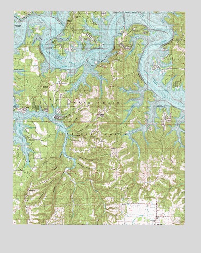 Lampe, MO USGS Topographic Map