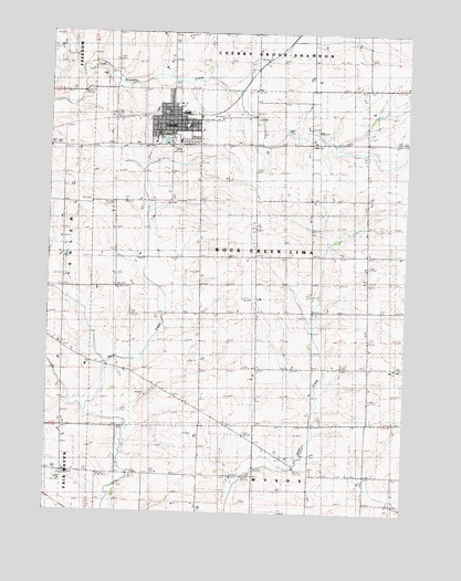 Lanark, IL USGS Topographic Map