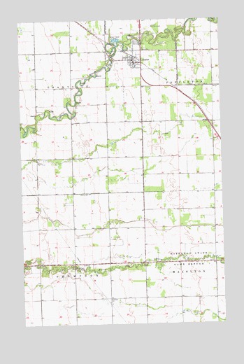 Lancaster, MN USGS Topographic Map