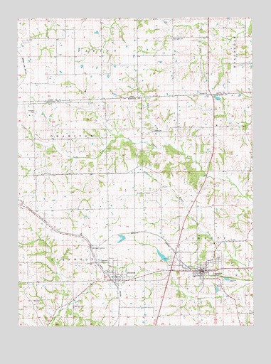 Lancaster, MO USGS Topographic Map