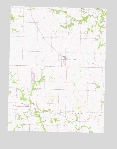 Lancaster, KS USGS Topographic Map