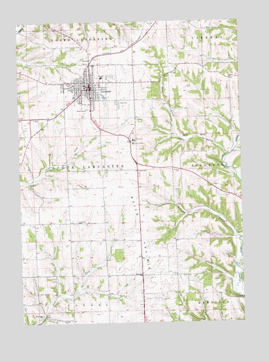 Lancaster, WI USGS Topographic Map