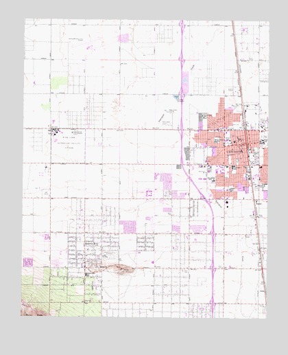 Lancaster West, CA USGS Topographic Map