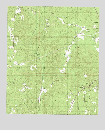 Land, AL USGS Topographic Map