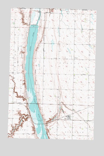 Landa, ND USGS Topographic Map