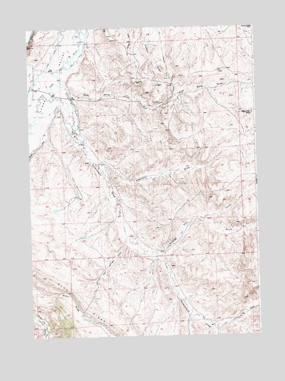 Lander SE, WY USGS Topographic Map