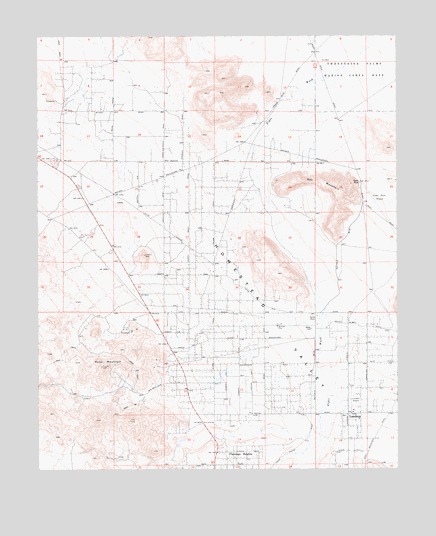 Landers, CA USGS Topographic Map