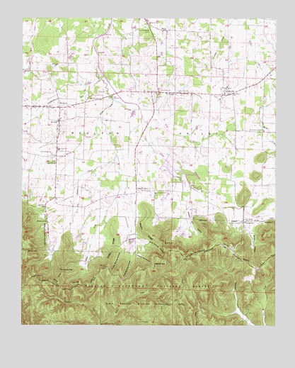 Landersville, AL USGS Topographic Map
