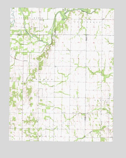 Landes, IL USGS Topographic Map
