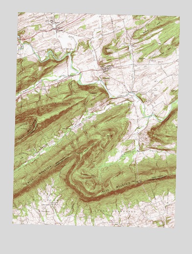 Landisburg, PA USGS Topographic Map