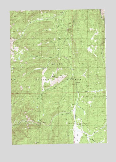 Landmark, ID USGS Topographic Map