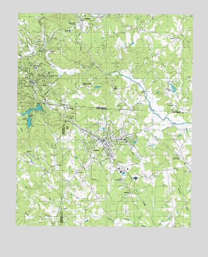 Landrum, SC USGS Topographic Map