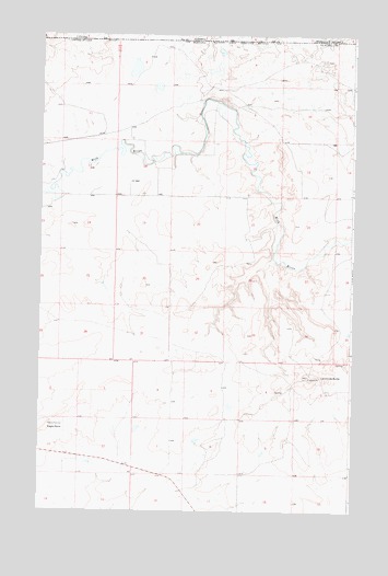 Landslide Butte, MT USGS Topographic Map