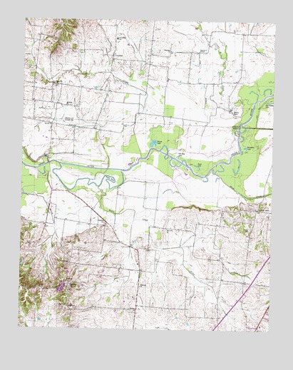 Lane, TN USGS Topographic Map