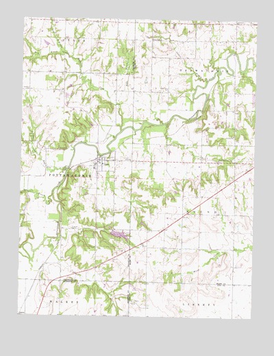 Lane, KS USGS Topographic Map