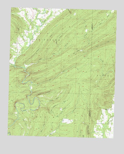 Lane NE, OK USGS Topographic Map
