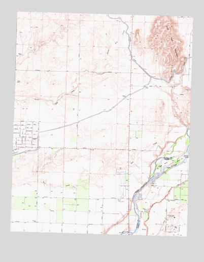 Lanes Bridge, CA USGS Topographic Map