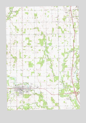 Barron, WI USGS Topographic Map