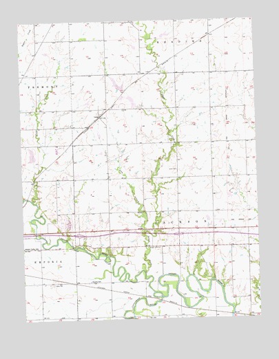Lang, KS USGS Topographic Map