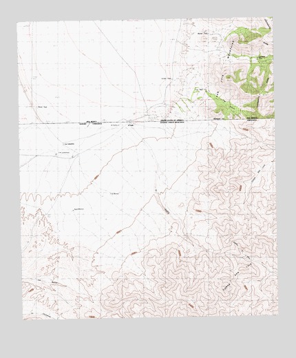 Lang Canyon, NM USGS Topographic Map
