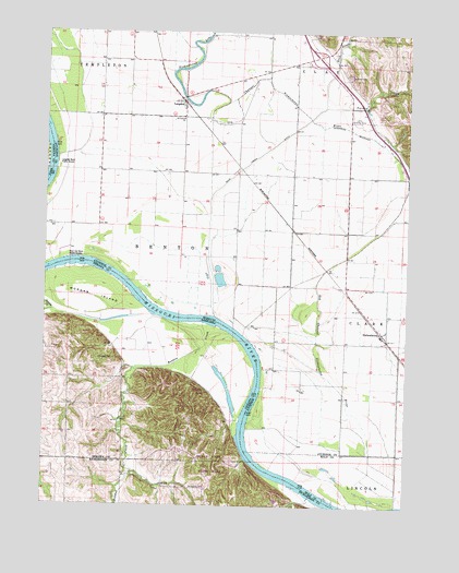 Langdon, MO USGS Topographic Map